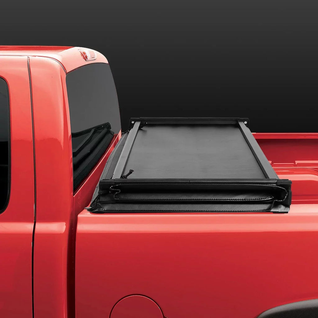 Motoring 15 2019 Top TTC-TRISOFT-057 Adjustable 16 Tonneau Fleetside 18 Soft For 6.5' to Tri -Fold DNA Tundra Bed 2014 17 Trunk Cover