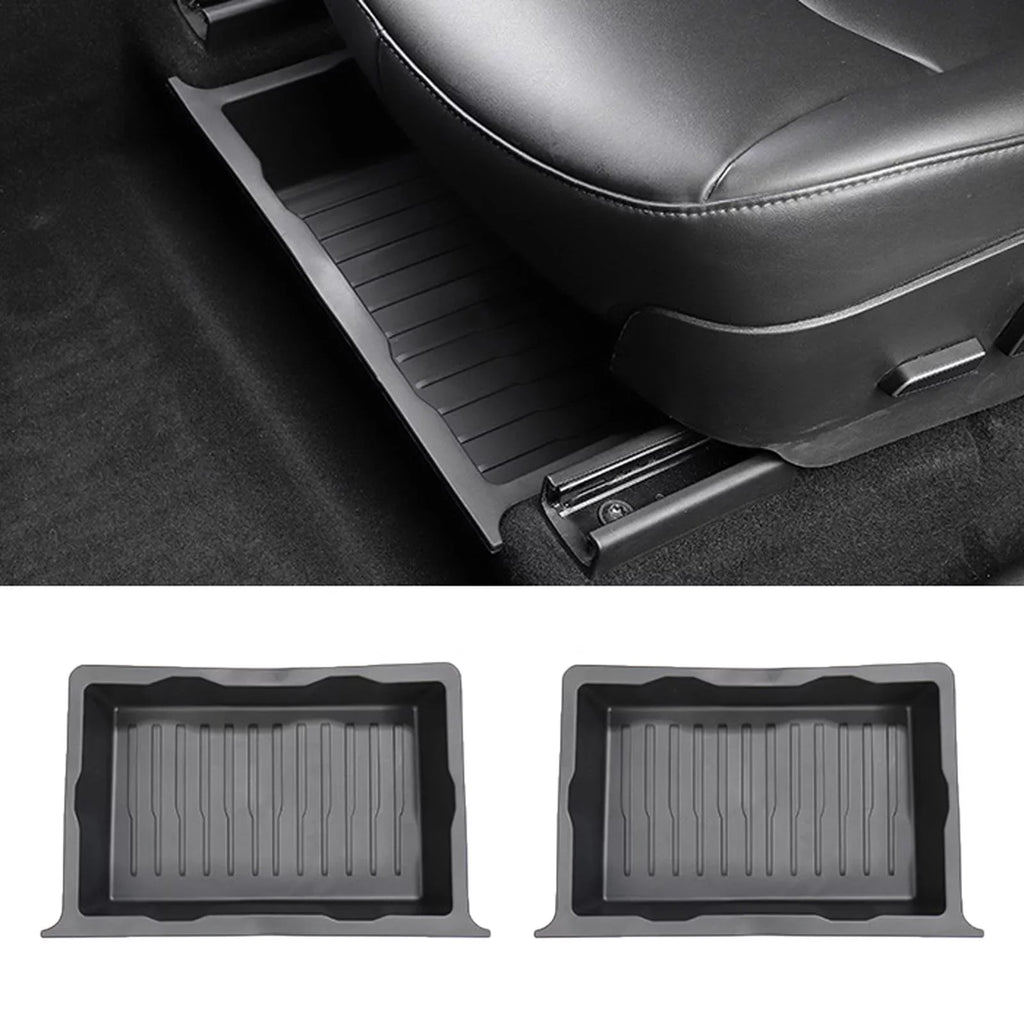 Tray Storage 2pcs Under Hidden Seat Underseat for Box Storage