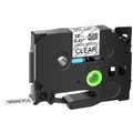 Clear TZ-S131 12mm TZe-131 Brother 100PK Strength TZe TZ-131 TZe-S131 Extra Black P-touch on Compatible TZ GREENCYCLE Tape Label Laminated for