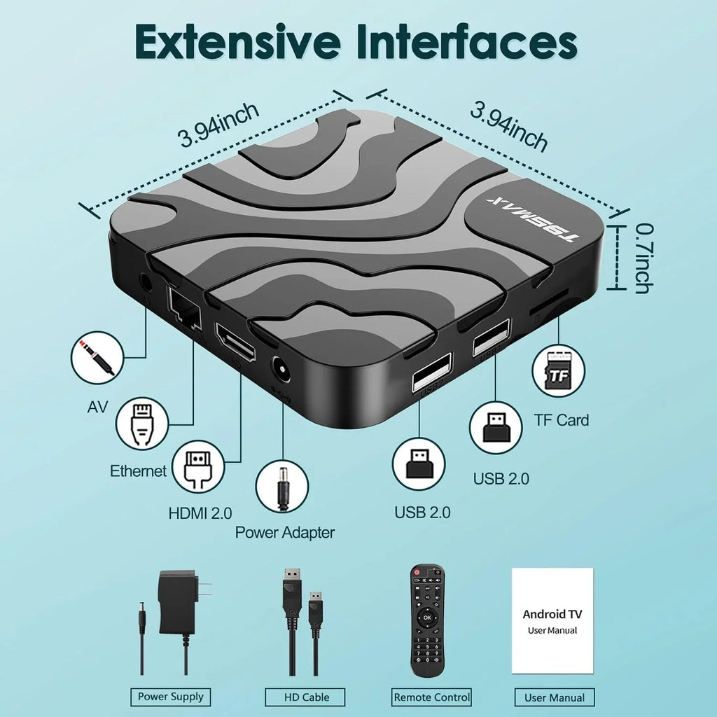 Quad-core Box ROM Chip Cortex-A53 Bluetooth 6K 4GB Box, TV TV USB 100M 4.0 Android RAM 2.4G/5G H618 Box, Android Wi-Fi 32GB 4K T95MAX Android 12.0 TV TV Box