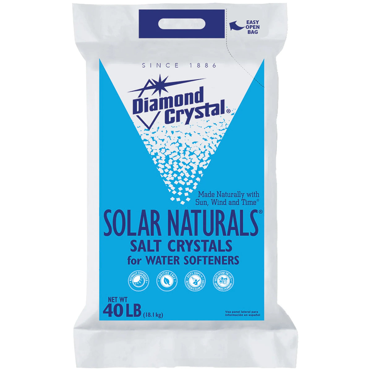 for 40 Salt liquid Bag Softeners Crystal? Crystals Diamond lb. Naturals? Solar