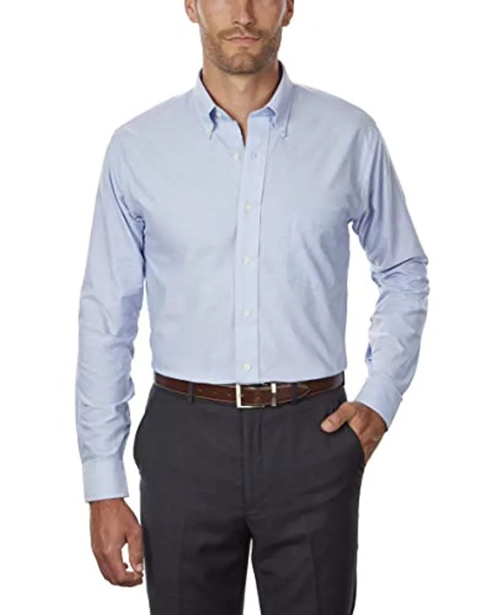 Solid outfit Fit Regular Oxford Men's Van Shirt Heusen