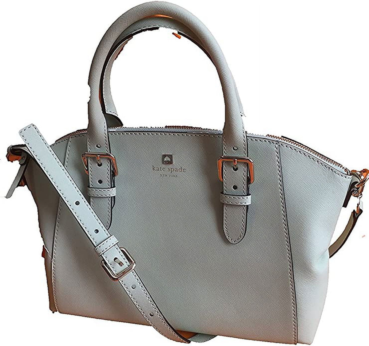 mojito york spade satchel kate 'charlotte - small mint sloan' street new