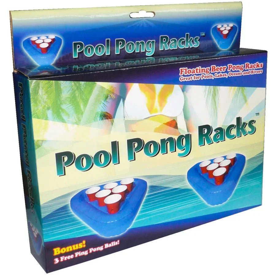 Pieces) Pool Rack GoPong Beer Pong Game (5 Pool Floating