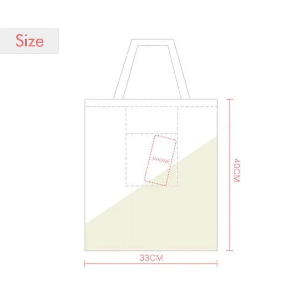 Bag Satchel Handbag New State York Shopping Outlines Flag Canvas Casual Tote