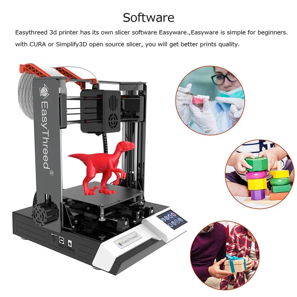 Printer Comes With With With Removable Tf 100x100x100mm/4x4x4inches Removable Print Printer 3d With Mewmewcat Hine Buzhi Plus dimension With printer,dimension With Mizuh Removable K6 3D Tf EasyThreed