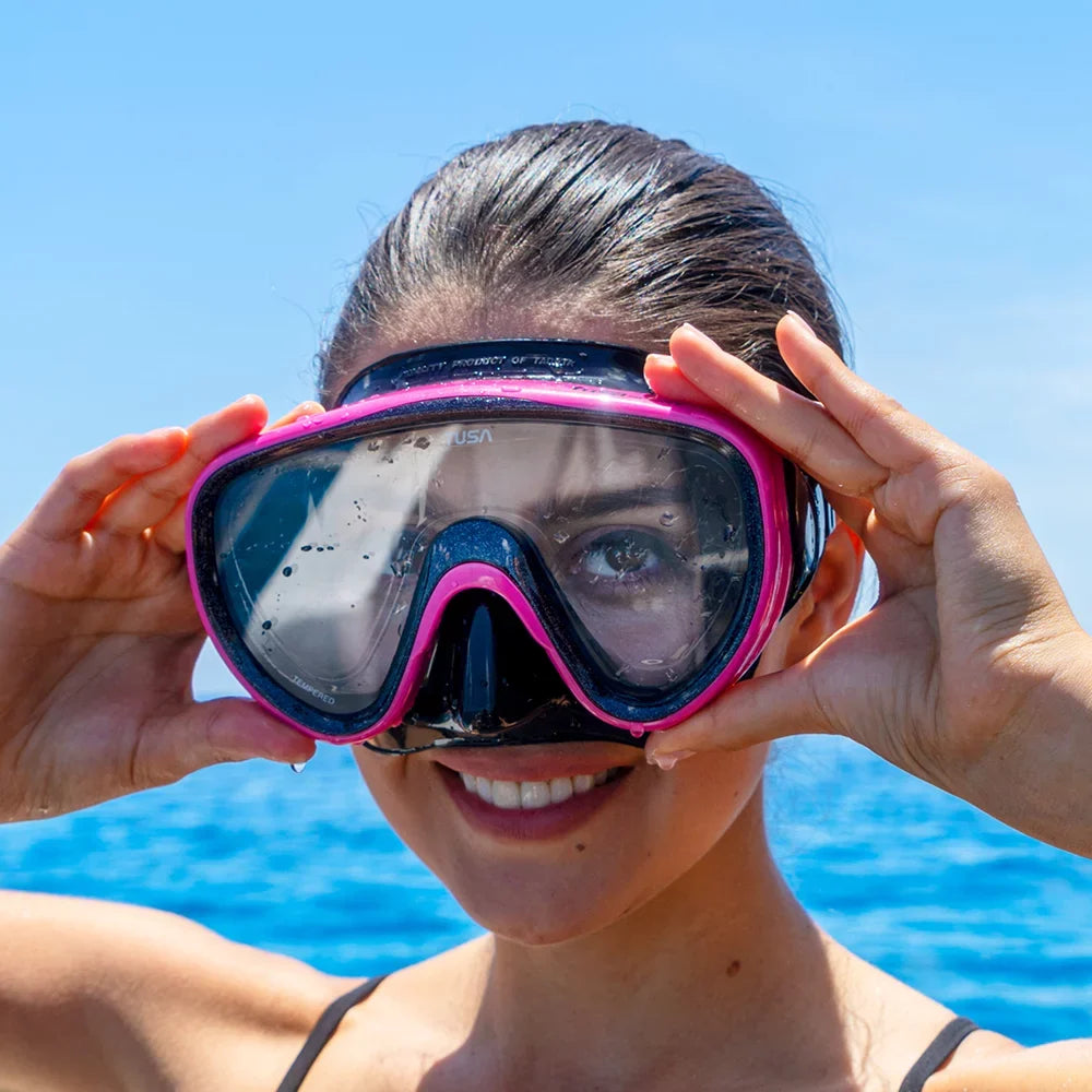 Serene Snorkeling Sport Mask, TUSA Fishtail Blue UM16 Adult