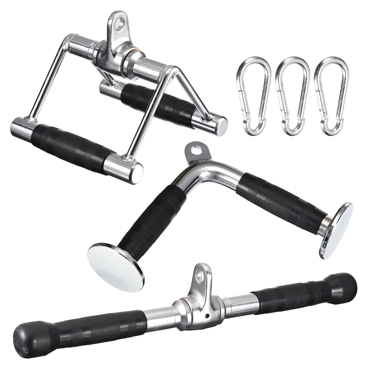 Tricep Machine Attachment Accessories, Down Gym Silver Press for Cable