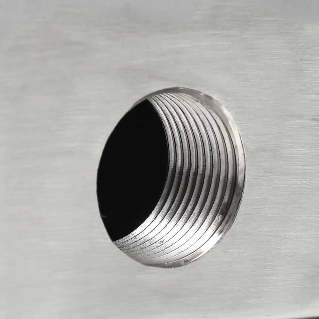 Stainless 17.7"x13.4"x5.5" Steel 304 Walmeck Waterfall