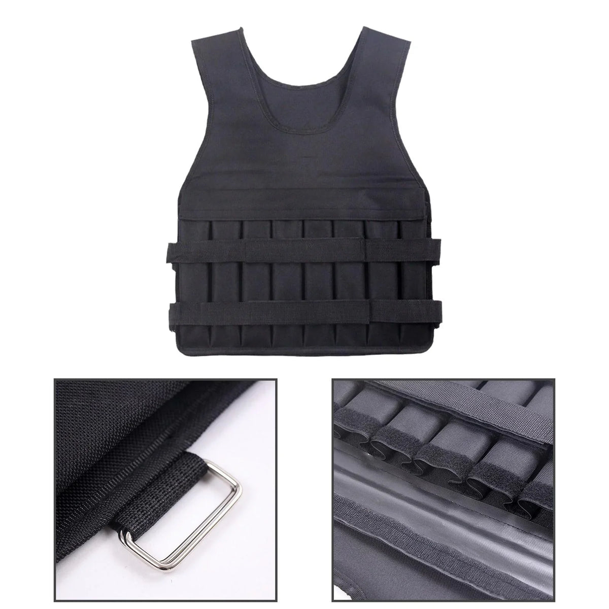 Training Slim for Vest Jacket Design Vest Gym Weight Boxing Tnarru Fitness Exercise Strength Loading 8 Exercise Pockets Running Body